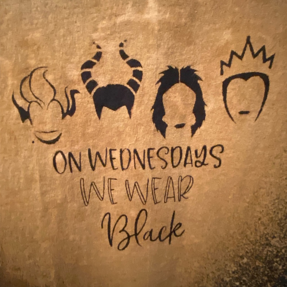 On Wednesday’s We Wear Black T-Shirt
